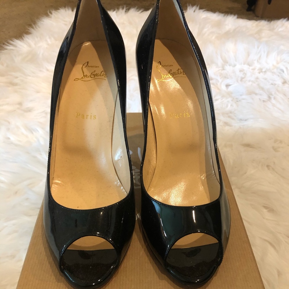 Christian Louboutin Yootish 85 Patent Pumps 11